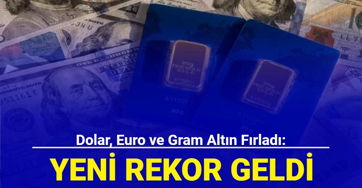 Dolar Euro Ve Gram Alt N Fiyatlar Nda Yeni Rekor Ubat