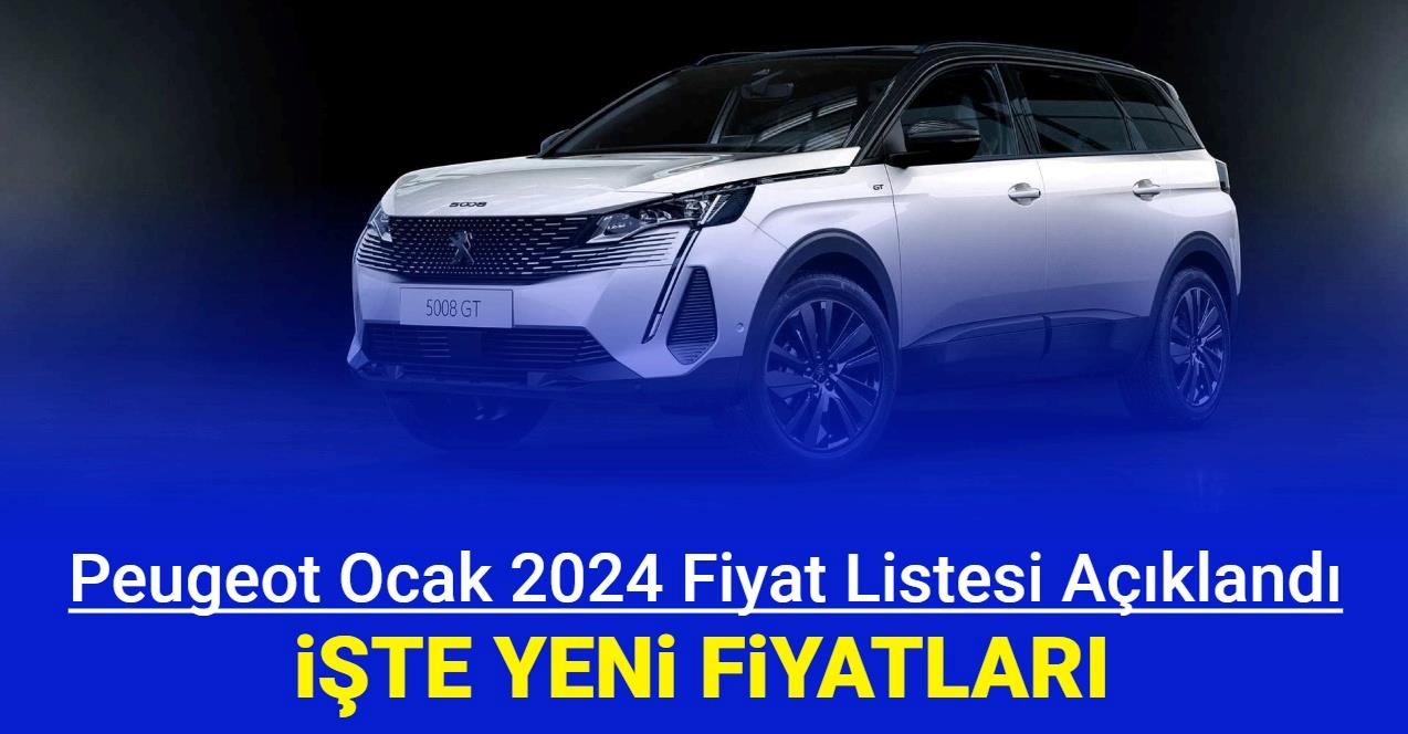 Peugeot Fiyat Listesi Ocak Pejo Ve