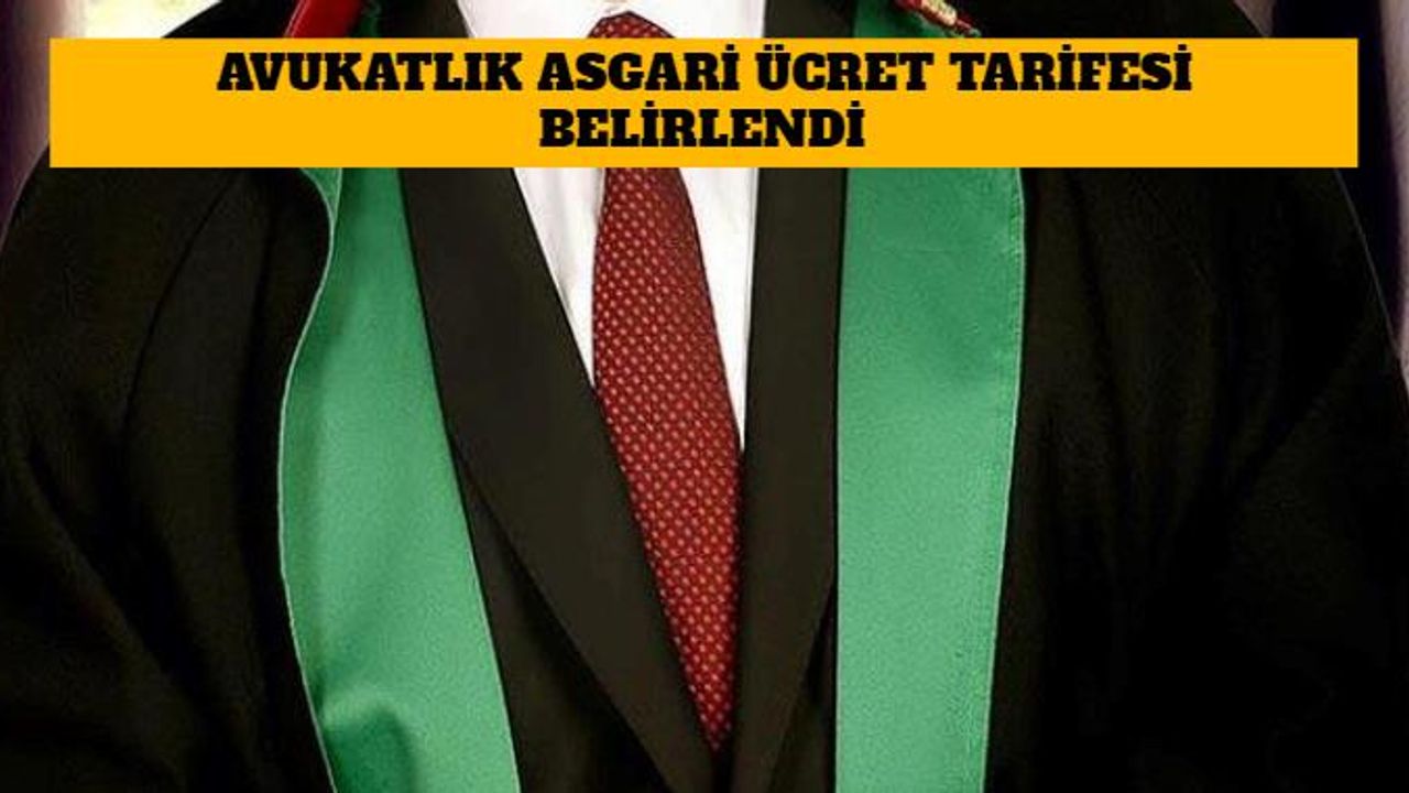 2022 Yılında Uygulanacak Avukatlık Asgari Ücret Tarifesi Belirlendi