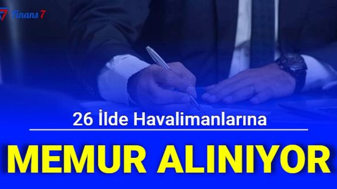 Devlet Hava Meydanları İşletmesi, 26 İlde Havaalanlarına Personel Alımı Yapıyor