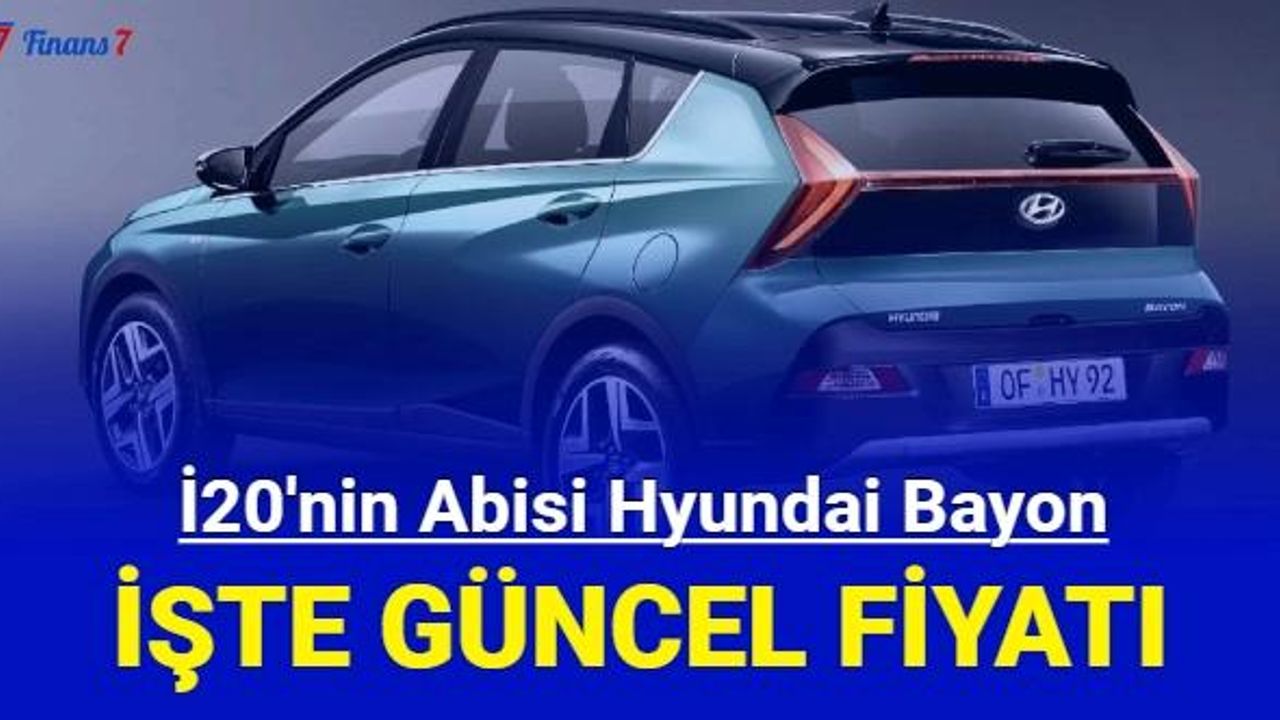 Hyundai Bayon fiyat listesi: İşte i20'nin abisi