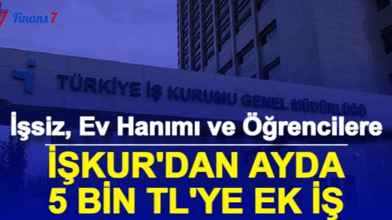 İŞKUR'dan Ev Hanımı, Öğrenci ve İşsizlere 5 Bin TL Maaşla Evde Paketleme İşi Başvuru Formu 2022