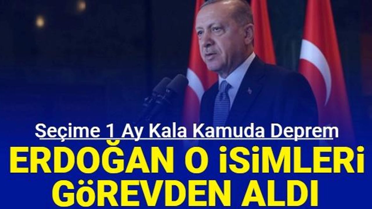Son dakika: Cumhurbaşkanı Erdoğan atamaları imzaladı