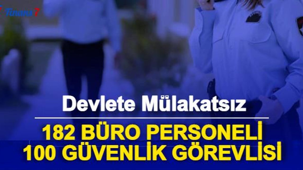 Tarım Bakanlığı Mülakatsız100 Güvenlik Görevlisi, 182 Büro Personeli Alımı Başladı (4502, 4524, 4525, 3001, 7303 2001 Nitelik Kodu Anlamı)