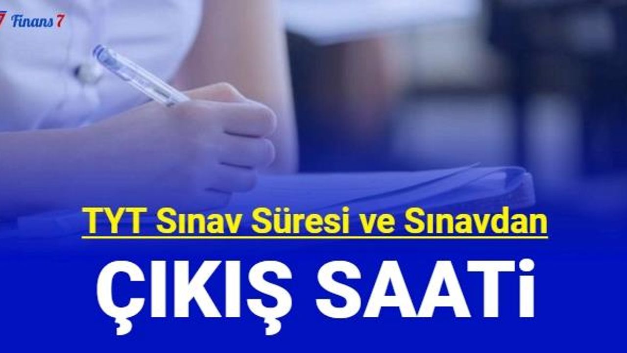 YKS TYT saat kaçta, 165 dakika kaç saat? Kalem silgi veriliyor mu?