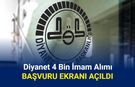 Diyanet 4 bin imam alımı başvurusu başladı