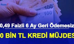 0.49 Faizli 6 Ay Geri Ödemesiz Temel İhtiyaç Kredisi Müjdesi Geldi