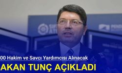 1000 hakim ve savcı yardımcısı alınacak: Bakan Tunç açıkladı