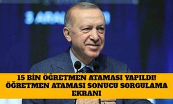 15 Bin Sözleşmeli Öğretmen Ataması Yapıldı! Atama Sonucu Sorgulama Ekranı