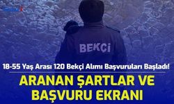 18-55 Yaş Arası 120 Bekçi Alımı Başvuruları Başladı! İşte Başvuru Ekranı...