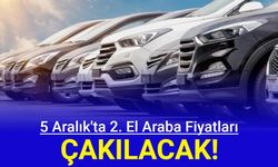 2. el araba fiyatları 5 Aralık'ta çakılacak