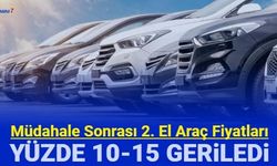 2. el araç fiyatları yüzde 15'e yakın gerieldi