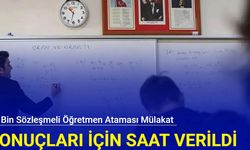 20 bin sözleşmeli öğretmen ataması mülakat sonuçları açıklandı