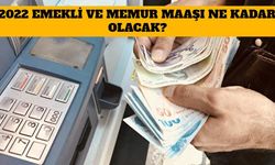 2022 Emekli ve Memur Maaşları Ne Kadar Olacak?