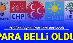 2023'te siyasi partilere Hazineden 5 milyar TL verilecek