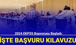 2024 Engelli Kamu Personeli Seçme Sınavı (2024-EKPSS) başvuruları başladı: İşte başvuru kılavuzu 