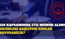 2828 Kapsamında 1731 Memur Alımı Tercihleri Başlıyor! Kimler Başvurabilir ?