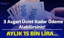 3 Asgari Ücret Kadar Ödeme Alabilirsiniz! Aylık 15 Bin Lira...