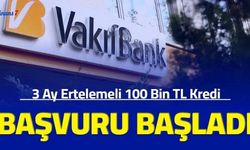 3 ay ertelemeli 100 bin TL ihtiyaç kredisi başvurusu başladı