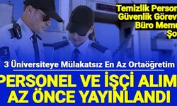 3 Üniversiteye Mülakatsız Personel ve İşçi Alımı (Bartın, Bursa Uludağ, İstanbul Medeniyet Üniversitesi Başvuru 2022)