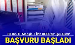 33 bin TL maaşla: 7 ilde belediyelere KPSS'siz kamu işçisi alımı yapılacak