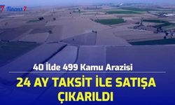 40 İlde 499 Kamu Arazisi 24 Ay Taksit İle Satışa Çıkarıldı!