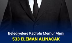 553 belediye memuru alımı yapılacak