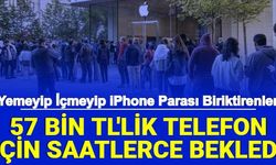 57 Bin TL'lik iPhone 14'ü Almak İçin Sabahtan Sıraya Girdiler