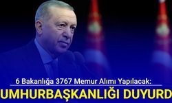 6 bakanlığa 3767 memur alımı yapılacak: İşte başvuru 2024