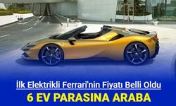 6 ev parasına 1 araba: İlk elektrikli Ferrari'nin fiyatı belli oldu