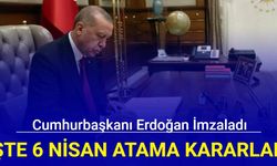 6 Nisan 2024 tarihli atama kararları Resmi Gazete'de yayımlandı