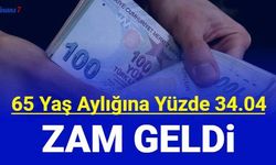 65 yaş aylığına yüzde 34 zam geldi: İşte yeni yaşlılık maaşı 2023