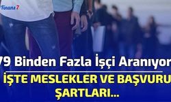 79 Binden Fazla İşçi Aranıyor! İşte Meslekler ve Başvuru Şartları...