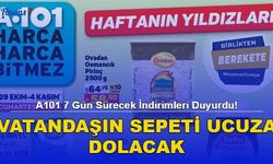 A101 7 Gün Sürecek İndirimleri Duyurdu! Vatandaşın Sepeti Ucuza Dolacak