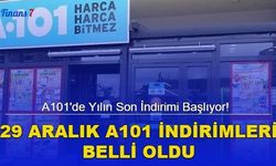 A101'de Yılın Son İndirimi Başlıyor! 29 Aralık A101 İndirimleri Belli Oldu