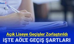 Açık liseye geçiş zorlaştırıldı: İşte AÖL'de yeni şartlar