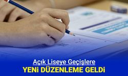 Açık Liseye geçişte yeni düzenleme