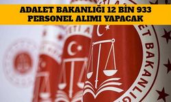 Adalet Bakanlığı 12 Bin 933 Personel Alımı Yapacak