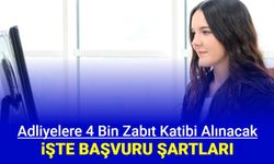 Adalet Bakanlığı 4 bin icra ve zabıt katibi alımı yapacak