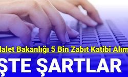 Adalet Bakanlığı 5 bin icra ve zabıt katibi alımı yapacak: İşte adliyelere personel alımı başvuru şartları maaşı 2023