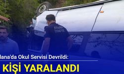 Adana'dan son dakika: Okul servisinin devrildiği kazada 9 kişi yaralandı