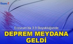 AFAD Duyurdu! Erzurum'da 3.9 Büyüklüğünde Deprem Meydana Geldi