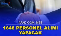 AFAD,OGM, MEB 1648 personel alımı yapacak! Kontenjan dağılımı ve başvuru şartları...