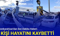 Afyonkarahisar'dan son dakika: Kaza yapan araçtaki 1 kişi hayatını kaybetti