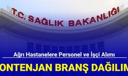 Ağrı hastanelere personel ve işçi alımı sayıları belli oldu