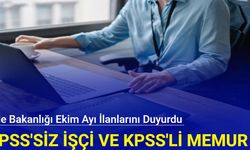 Aile Bakanlığı Ekim ayı ilanlarını duyurdu: SYDV'lere KPSS'siz ve KPSS'li memur işçi alımı başladı 2024