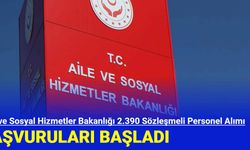 Aile ve Sosyal Hizmetler Bakanlığı 2.390 Sözleşmeli Personel Alımı Başvuruları Başladı