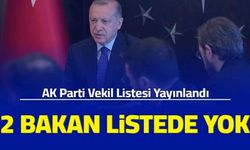 AK Parti'de 2 bakan Milletvekili adayı yapılmadı