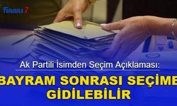 Ak Partili isimden seçim açıklaması: Bayram sonrası seçime gidilebilir