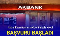 Akbank'tan faizsiz bayram kredisi: 30 bin TL faizsiz taksitli kredi başvurusu başladı 2024